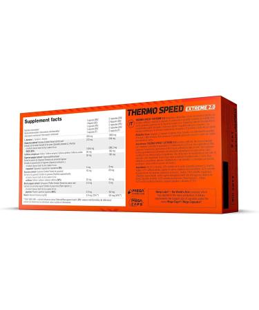 Thermo Speed Extreme - Powerful Thermogenic Fat Burner | Lose Weight Fast with Slimming Pills (60 Capsules) - Buy Online on GoSupps.com
