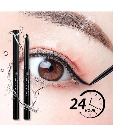 Retractable Eyeliner Pencil Gel Eyeliner Pen Glue Pen for Women Beginner Sweatproof Precise Line Long Lasting Waterproof Fade Resistant Transfer Free (03) - Buy Online on GoSupps.com