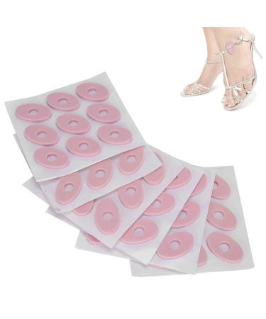 Corn Pads Corn Cushion Soft Foot Callus Cushion Callous Protectors Abrasionproof Latex Foam Callus Cushion Soft Elastic Breathable Foot Protector for Corn Remove Foot Care (Oval Pink)