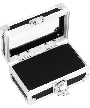 Efficient Nail Drill Bit Storage Box with Multi Hole Capacity Durable Construction Transparent Flip Cover for Salon Nail Grinding Head (Black) - Buy Online on GoSupps.com