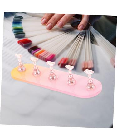 Beaupretty 3 Sets Nail Practice Holder Nail Art Practice Convenient Nail Holders Manicure Nail Stands Practice Nail Racks Decorative Nail Stands Stick on Tiles Cosmetic Plastic Nail Painting - Buy Online on GoSupps.com