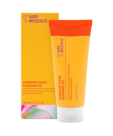 Good Molecules Gel nettoyant hydratant pour le visage l'eau de rose et l'ananas pour le visage illumine nettoie et hydrate