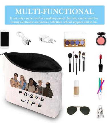 Kujtim Out Pogue Banks Zip Pocket Makeup Bag for Women | John B JJ Papst Kiara | OBX NC Pogue Makeup Essential - Buy Online on GoSupps.com