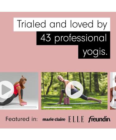 High Density Foam Yoga Blocks 2 Pack - Non-slip & Lightweight for Flexibility, Balance & Strength - Yoga Accessories for Women - Buy Online on GoSupps.com