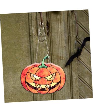 Abaodam Signs Halloween Decorations Pumpkin Hanging Ornament Festival Ornament Wall Sign Pendant Hummingbird - Buy Online on GoSupps.com