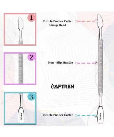 Cuticle Cutter Cuticle Pusher Cuticle Nipper Professional Stainless Steel Cuticle Cutter Durable Cuticle Cutter Pedicure Manicure Tools for Fingernails and Toenails - Buy Online on GoSupps.com