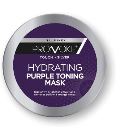 PROVOKE Touch Of Silver Hydrating Purple Toning Hair Mask 300ml - Brightens Blonde, Platinum, White, Grey Hair | Nourishing Treatment for Damaged Hair - Buy Online on GoSupps.com