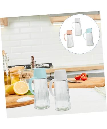 Zerodeko 3pcs Oil Can Oil Decanter Spout Oil Bottles for Kitchen Soy Sauce Bottle Dispenser Soy Sauce Pot Soy Sauce Dispenser Olive Oil Vinegar Holder Glass Japanese-style Soy Sauce Jar - Buy Online on GoSupps.com