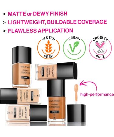 WET N WILD Photo Focus Foundation in Golden Beige - Full Coverage Foundation - Buy Online on GoSupps.com