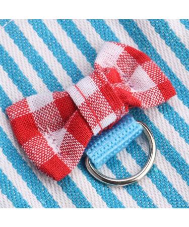 2Pcs Hamster Harness Red Grid + Blue Stripes Small Animal Outdoor Walking Vest Chest Strap with Traction Rope for Rabbit Squirrel Bunny Ferret Guinea Pig(S) - Buy Online on GoSupps.com