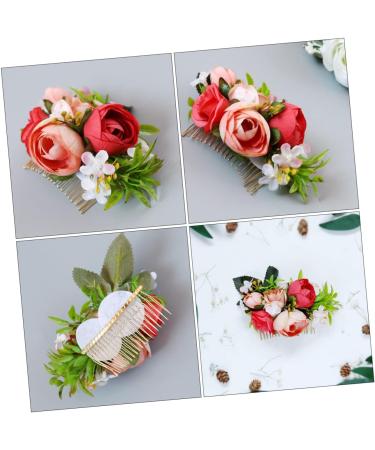 Didiseaon 1pc Wedding Hair Accessories Bridesmaid Hair Accessories Wedding Hair Comb Wedding Hair Decoration Wedding Party Hair Accessory Tiara Flower Decorations Flower Shape Hair Comb Bud - Buy Online on GoSupps.com