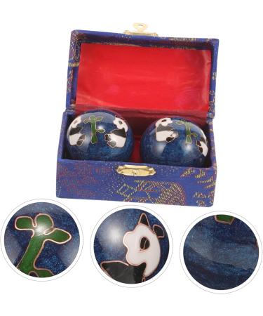 Gleavi 2-St Fitness Handball Meditation Balls | Baoding Fitness Equipment & Massage Globes | Panda Sport Gymnasium Essentials - Buy Online on GoSupps.com