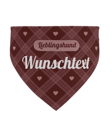 printplanet - Dog scarf with name or text - Scarf for dogs - Layout Favorite Dog - Size L Size L Favorite Dog