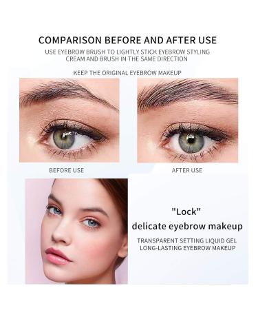 DAGEDA Clear Eyebrow Setting Gel 4 Pack - Waterproof & Sweat-Proof Brow Fix Gel for Salon-Worthy Brows - 3.53oz - Buy Online on GoSupps.com