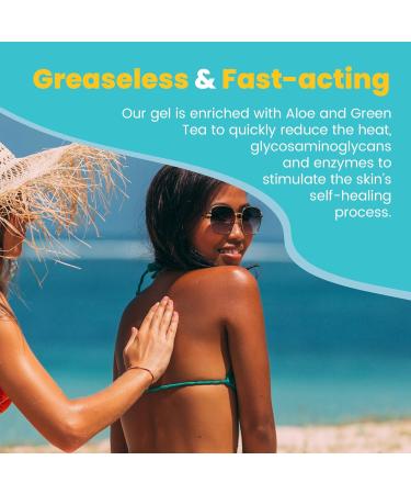 Stream2Sea Aloe Soothing Gel - Organic Sunburn Relief & After Sun Care - Travel Size 2.5 Fl Oz - Buy Online on GoSupps.com