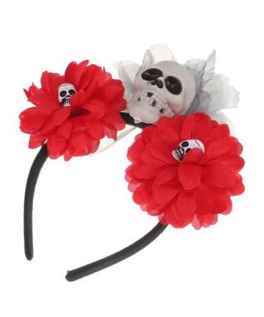 FOMIYES Hair Ties Headbands Hair Bands Carnival Hair Band Halloween Hair Band Carnival Headband Halloween Headband Halloween Party Headband Party Headdress Artificial Flower Cosplay Fabric