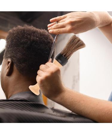 FOMIYES Hair Cutting Brush Duster Barber Supplies Salon Shave Brush Barber Brush for Hair Salon Male Shaving Brush Barber Brush with Handle For Men Beard Wood Man - Buy Online on GoSupps.com