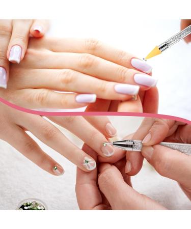 2pcs Rhinestone Picker Tool with Wax Tips for Nail Art - Diamond Painting Dotting Pen & Accessories - International Shipping Available - Buy Online on GoSupps.com