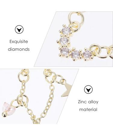 KALLORY 9pcs Art Zircon Tips Stickers - Manicure Accessories Set for Elegant Nail Decoration - Metal Decors, Rhinestone Charms - 3.2X1.1X0.5CMx3pcs - As Shown - Buy Online on GoSupps.com