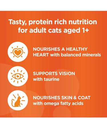 IAMS Perfect PORTIONS Healthy Adult Wet Cat Food Cuts in Gravy - Chicken Flavour 75g Tray Orange & Perfect PORTIONS Healthy Adult Grain Free* Wet Cat Food Pate 2.6 oz. Easy Peel Twin-Pack Trays Cat Food + Cat Food 2.6 oz - Buy Online on GoSupps.com