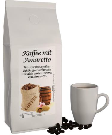 The Coffee and Tea Company Aromacaffees Aromatized coffee healing beans fresh by our roasted Amaretto 500 grams - Buy Online on GoSupps.com