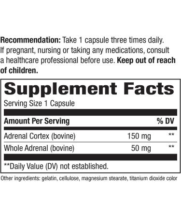 Enzymatic Therapy ADRENergize - Boost Adrenal Energy | 50 Capsules - Buy Online on GoSupps.com