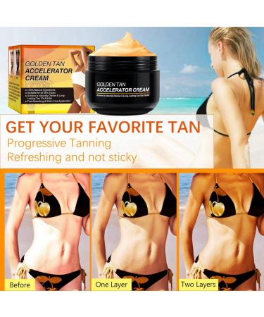 100gTanning Accelerator Cream Long-Lasting Rapid Tanning Cream Sunbed Tanning Accelerator Sunbed Cream Effective in Sunbeds & Outdoor Sun Tan Enhancers & Accelerators for Sun Tanning Cream for Sunbed - Buy Online on GoSupps.com