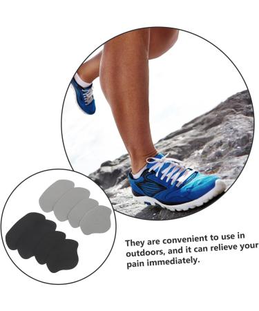 FRCOLOR 56 Pcs Women s Insoles for Athletic Shoes | Pain Relief Heel Pads & Shoe Inserts | Black & Grey Protective Mats for Sneakers - Buy Online on GoSupps.com