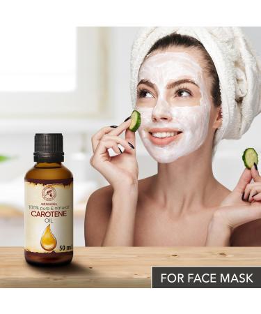 Carrot Oil 50ml - 100% Pure & Natural Carotene Oil for Skin Hair & Body Care - Premium Quality Essential Oil - Buy Online on GoSupps.com