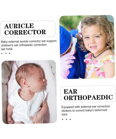 SOLUSTRE Auricle Corrector Ear Muffs - 12 Pairs, Professional External Ear Correction Tool with Silica Gel, Black - Pack of 1 - Buy Online on GoSupps.com