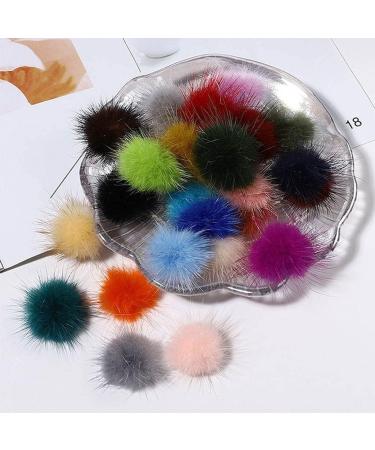 Nail Pom Ball 3D Detachable Nail Poms Charm Faux With Removable Base For Nail Art Design Nail Tip Decor Acrylic Nail Art Accessories Kit - Buy Online on GoSupps.com