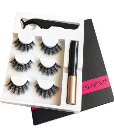 Scorpio Magnetic Eyelash Set False Eyelash Waterproof Magnetic Eyelashes Glue Free and Natural 3D False Eyelashes