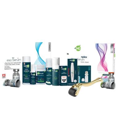 HairMD Hair Growth Shampoo & Lotion Set. Hair Loss Treatment for Thinning Hair & Post-Hair Transplant Procedure with Biotin Keratin Collagen Provitamin B5 - Hair Care Set for All Hair Types - Buy Online on GoSupps.com