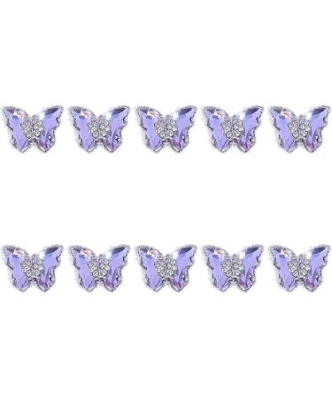 FEIlei 10Pcs Nail Jewelry Zircon Nail Art Rhinestones Nail Decors Crystals Diamond Gems - Buy Online on GoSupps.com