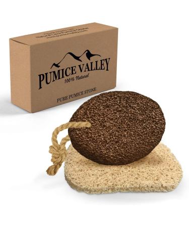 Pumice Stone for Feet Callus Remover - Earth Lava Foot Pumice Stone for Callous Warts Dead Skin Removal - Natural Exfoliating Stone Foot Scrubber for Dry Cracked Heels & Hands for Use in Shower