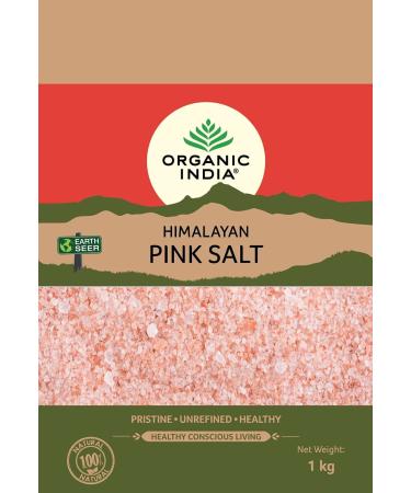 Green Velly Organic Pink Rock Salt - 1Kg Packet
