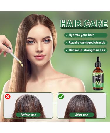 Jamaican Black Castor Oil 60ML - Organic Cold Pressed Unrefined for Hair Growth Skin Eyelashes & Eyebrow Care - Shop Internationally - Buy Online on GoSupps.com