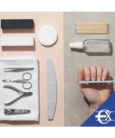 EUROXANTY Precision Nail Clippers | Mushroom Nail Cutting | Hand and Toenail Clippers | Manicure Nail Clippers | Hand Nail Clippers | Straight Nail Clippers | Silver with Chain - Buy Online on GoSupps.com