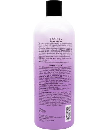 Vitabath Black Plum Bubble Bath - Moisturizing Foaming Soak for All Skin Types - 33.8 fl oz - Shop Internationally - Buy Online on GoSupps.com