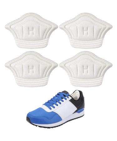 Puikos 2 pair 10mm heel inserts for shoes soft and breathable heel cushion wear-resistant heel handles for shoes cutable heel cushions for desulence and leather shoes and sports shoes