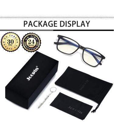 Shop Joopin Blue Light Filter Glasses for Men & Women | Gaming & Computer Glasses with B-Classic Black Design - Buy Online on GoSupps.com