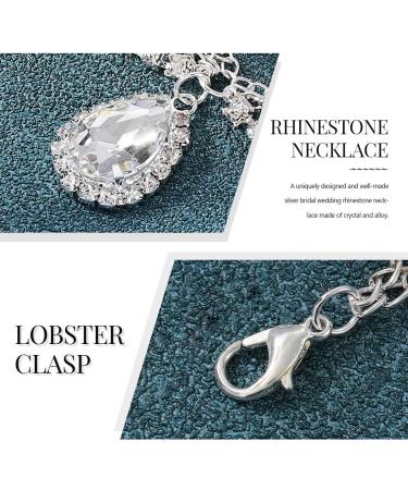 Runmi Rhinestone Head Chain | Layered Bridal Headdress & Silver Crystal Hair Accessories for Bride & Bridesmaid - Buy Online on GoSupps.com