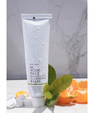 Buy In Your Face Mandarin Melt Cleansing Balm | Nourishing Age-Defying Souffl | 3.3 oz - International Shipping Available - Buy Online on GoSupps.com