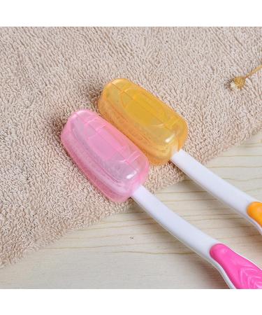 YM 15 Pack Toothbrush Head Lid - Anti-Dust Antibacterial Toothbrush Protection Cover for Home & Travel | Mixed Colors - Buy Online on GoSupps.com