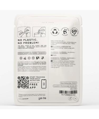 Fitness Health Aloe Vera 10 000mg Tablets Colon Cleanse & Digestion Support - Healthy Hair Skin and Nails - High Strength Supplements - Herb - GMP Ratified - Packaging (120) - Buy Online on GoSupps.com