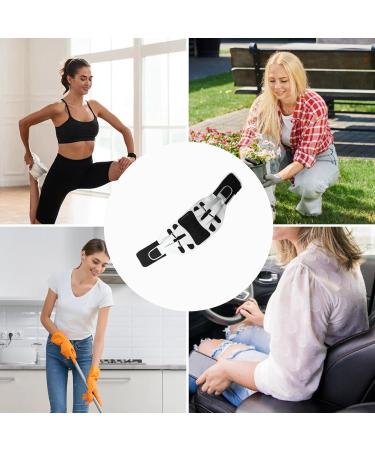 Lumbar Back Brace Lumbar Traction Device | Back Reliever Spinal Belt for Men Women Lower Back Brace Waist Support Belt for Gym Fitness Black B - Buy Online on GoSupps.com
