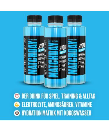  MATCHDAY NUTRITION Matchday Nutrition Blue Blast - Sports Recovery Drink - Electrolyte Drink with Vitamins and Minerals - 6 servings - Buy Online on GoSupps.com