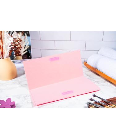 Glamza Hair Straightener Mat & Pouch - Made from Heat Resistant Safety Felt - Ideal for Home & Travel (Pink) - Buy Online on GoSupps.com