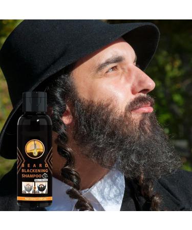 Black Hair Shampoo Beard Care Multiflorum Organic Natural Fast Hair Dye Plant Essence Black Hair Color Dye Shampoo for Men Pologmase - Buy Online on GoSupps.com
