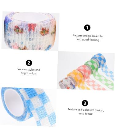 Beaupretty 25pcs Elastic Finger Wraps - Sports Finger Cover Adhesive Tapes in Random Colors - 4.3x4.3x2.7CM - International Shipping Available - Buy Online on GoSupps.com